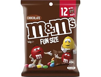 M&M CHOCOLATE FUNSIZE 162G