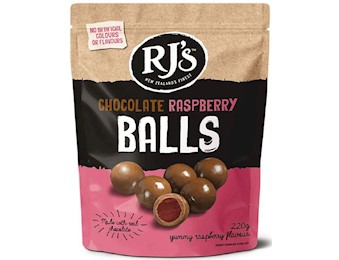 RJ'S Chocolate RASPBERRY BALL 220G