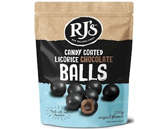 RJ'S CDY COATED LICORICE BALL 200G
