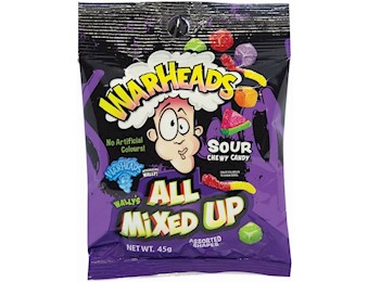 WARHEADS EXTRA SOUR MIXED UP 45GX12
