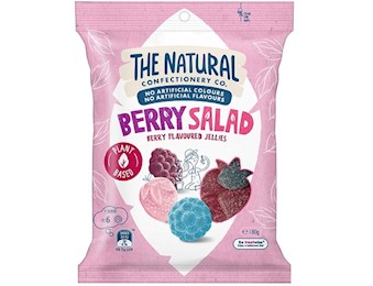 The Natural Confectionery Co BERRY SALAD PLANT BASED 180G