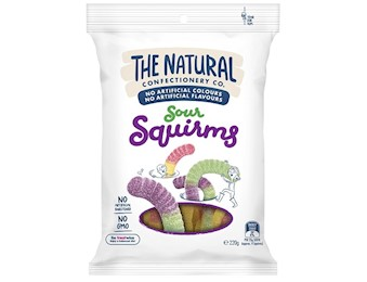 The Natural Confectionery Co SOUR SQUIRMS 2200G