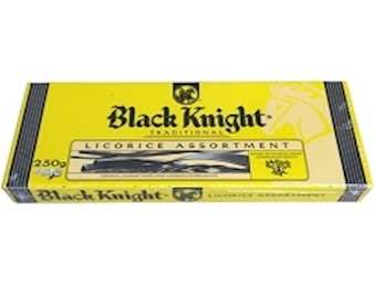 RJ'S BLACK KNIGHT LICORICE ASSORTED 250G