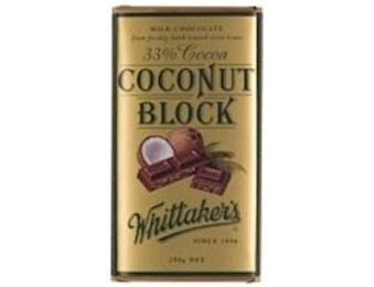 WHITTAKERS COCONUT BLOCK 250G