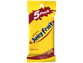 JUICY FRUIT 5PK 70G
