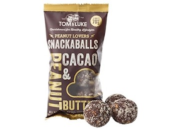 TOM & LUKE PBUTTER/CACAO Snack Balls 70G